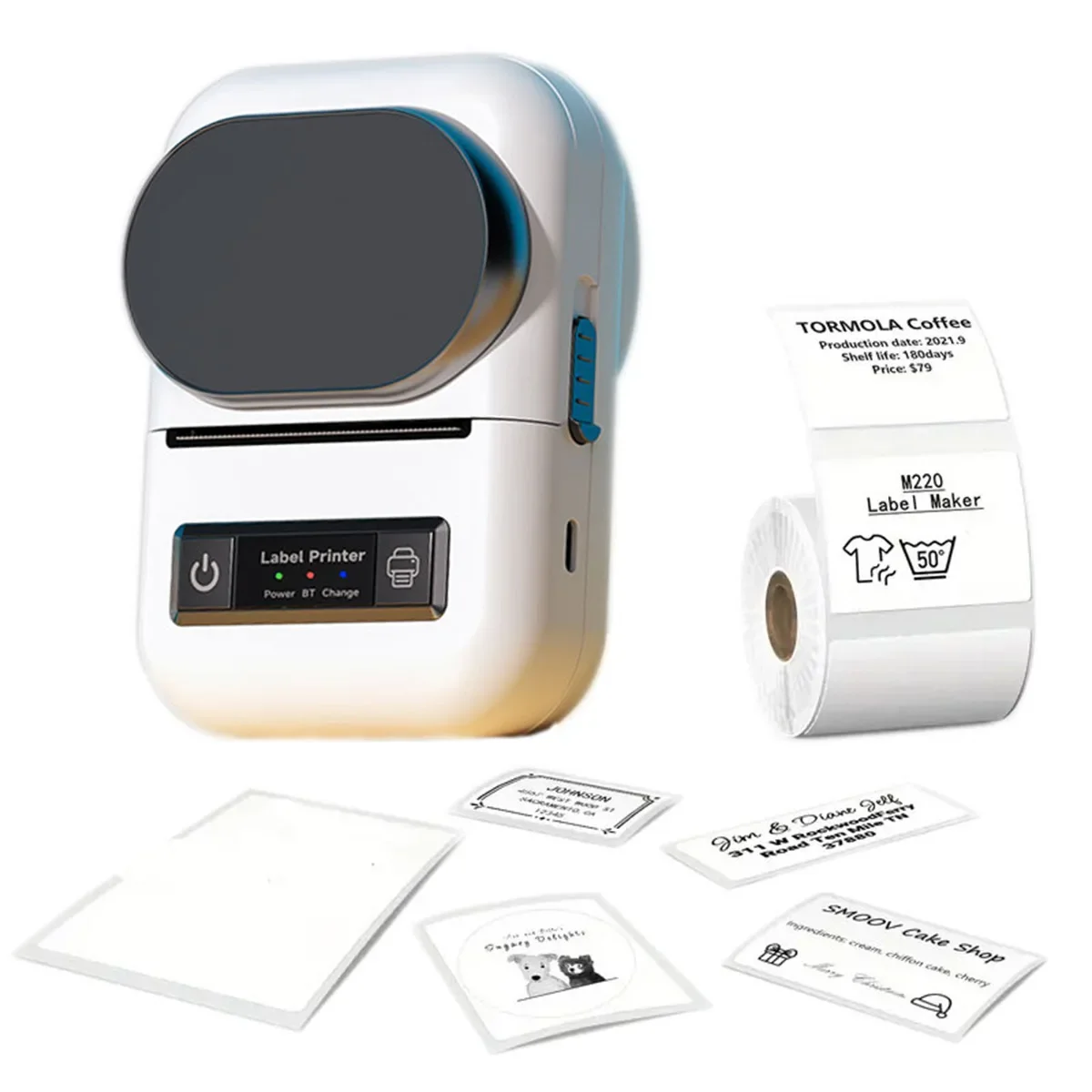 Label printer Home handheld portable Bluetooth thermal barcode  Receipt