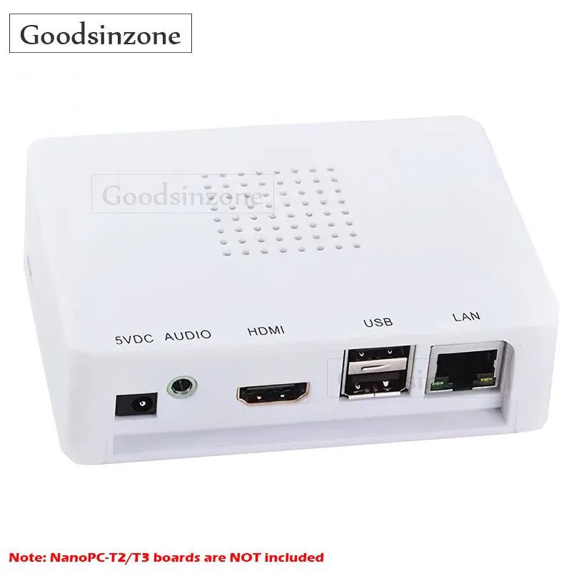 

NanoPi NanoPC-T2 / NanoPC-T3 ABS Case - Custom ABS White Protective Shell with Screws & Spacers