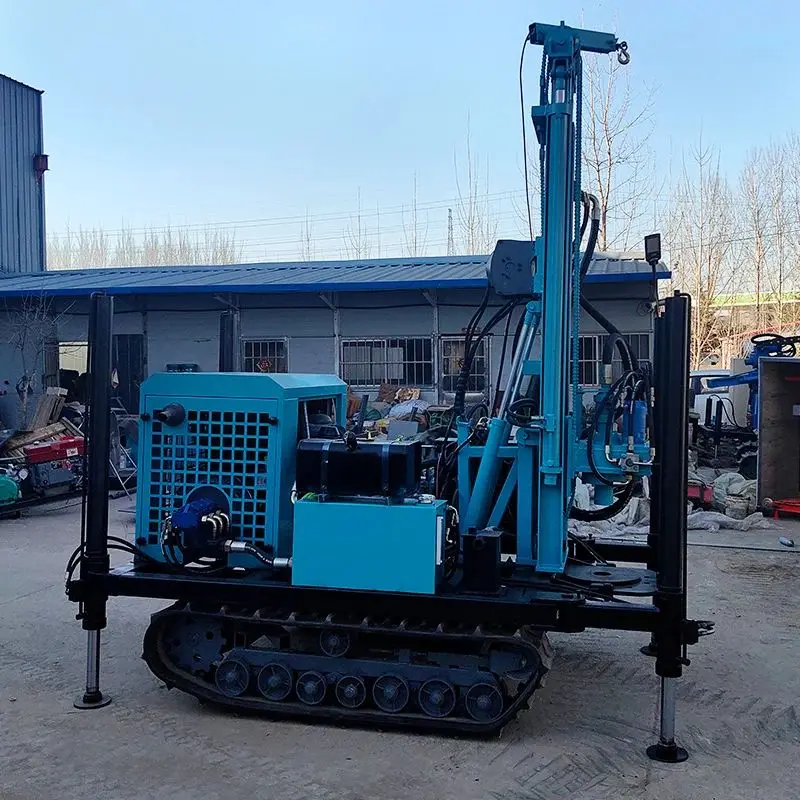 

Customized 300m Crawler Deep Well Water Well Drilling Rig Best-selling High-Efficiency Rotary Hydraulic Drill