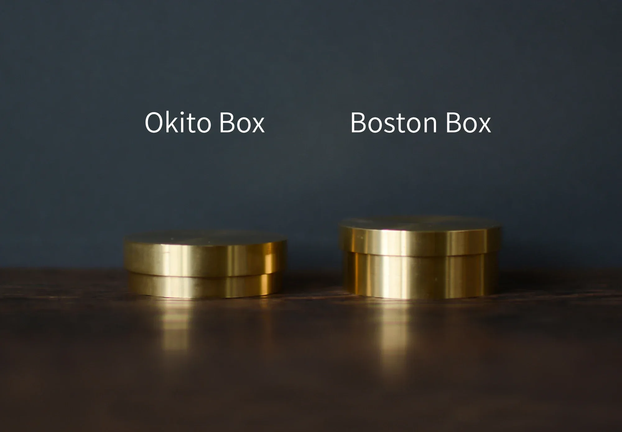 Brass Okito & Boston Box Set for Half Dollar Close up Magic Trick Coin Magic Coin Appear Vanish Magia Magie Magicians Prop