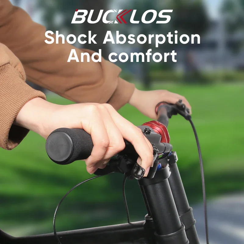 BUCKLOS Mtb Grip Soft Sponge Mountain Bike Grip Lock on Bicycle Handlebar Grips Non-slip Bicycle Handle Comfortable MTB Cuffs