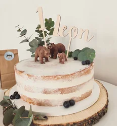 Personalized Name wooden/Acrylic Cake Topper,Custom Age Happy Birthday Cake Topper Party Decoration Kids Birthday Party Supplies