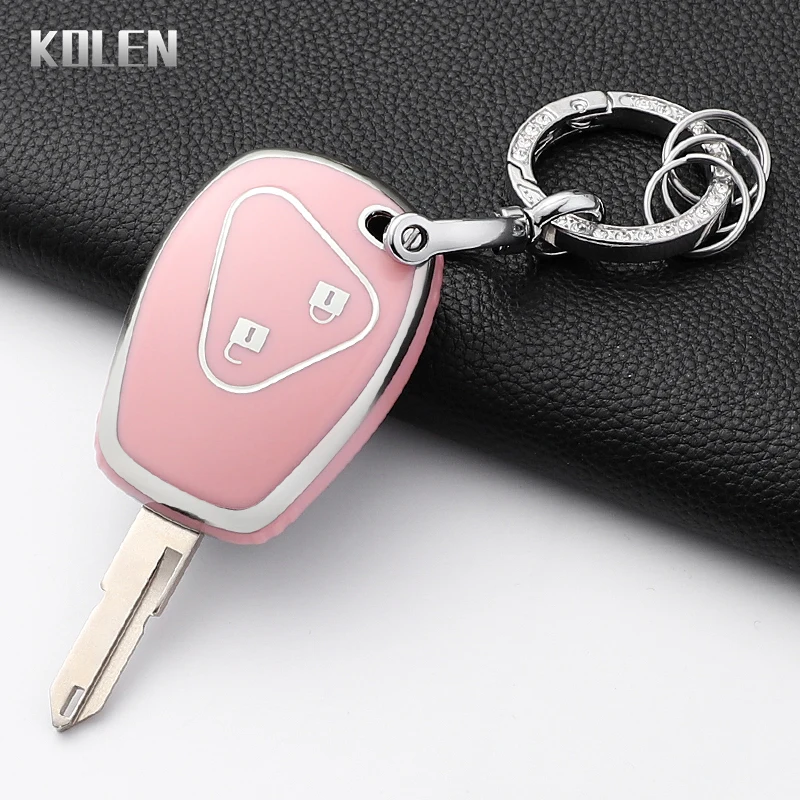 Fashion Car Remote Key Case Cover For Renault Clio Trafic Twingo Kangoo Master Modus Dacia Duster Sandero Protector Keychain Fob