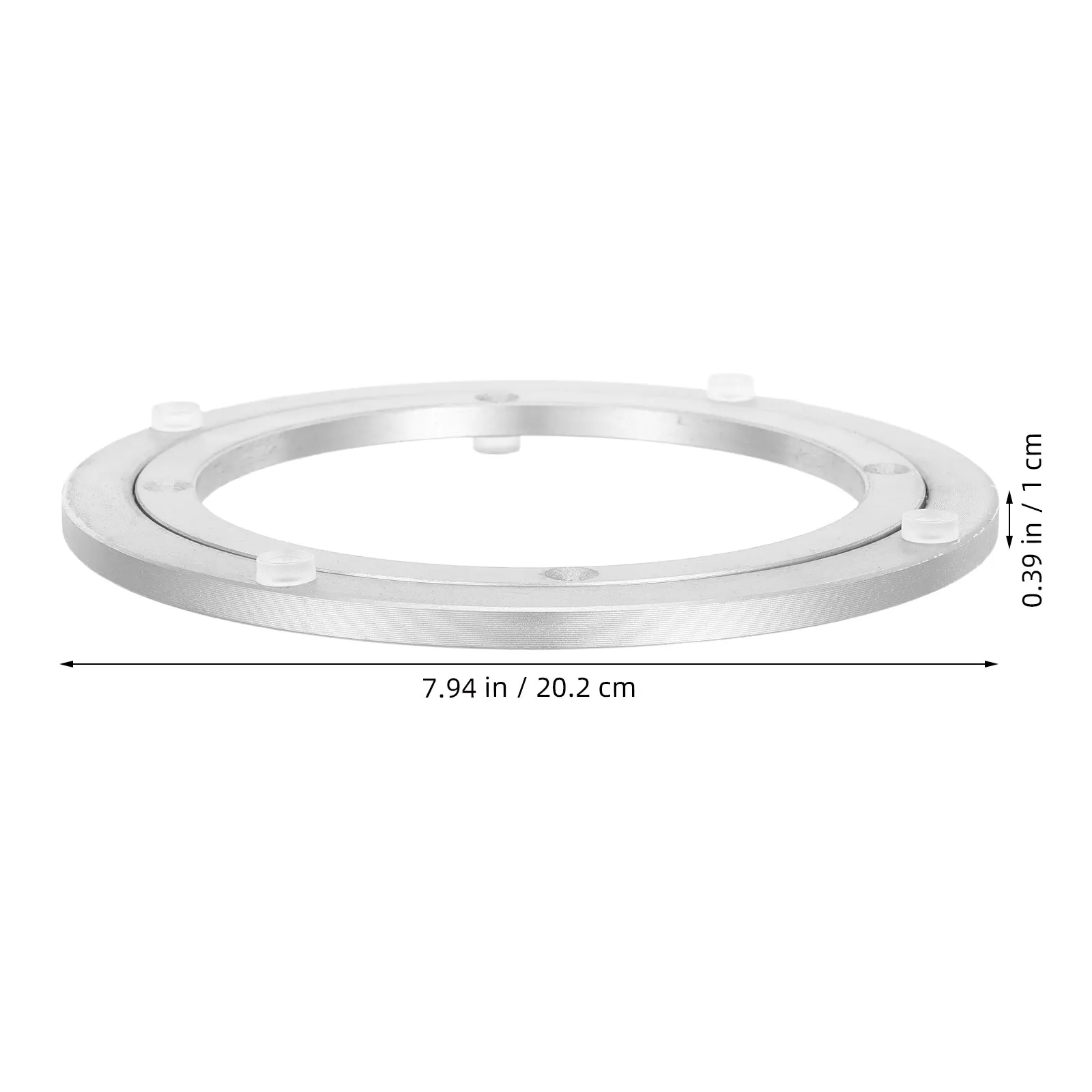 Aluminum Alloy Rotating Dining Table Turntable Base Heavy Duty Silent Lazy Susan Swivel Plate Kitchen Serving Tray Stable