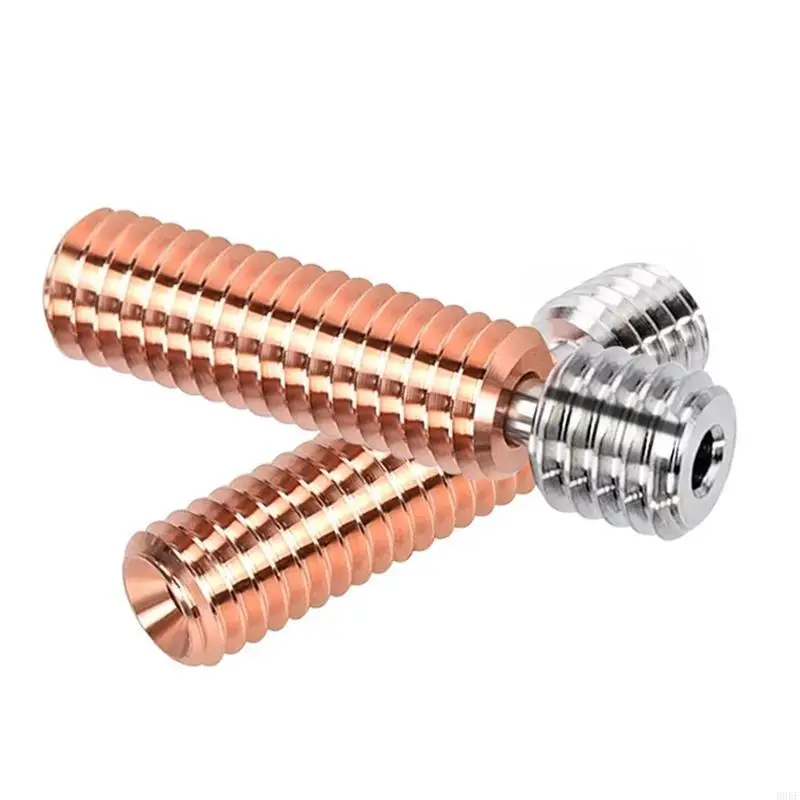 

B0KF 3d Printer Heat Break Bi-metal Throat Feed Tube for Titanium Alloy+Copper MK8 1.
