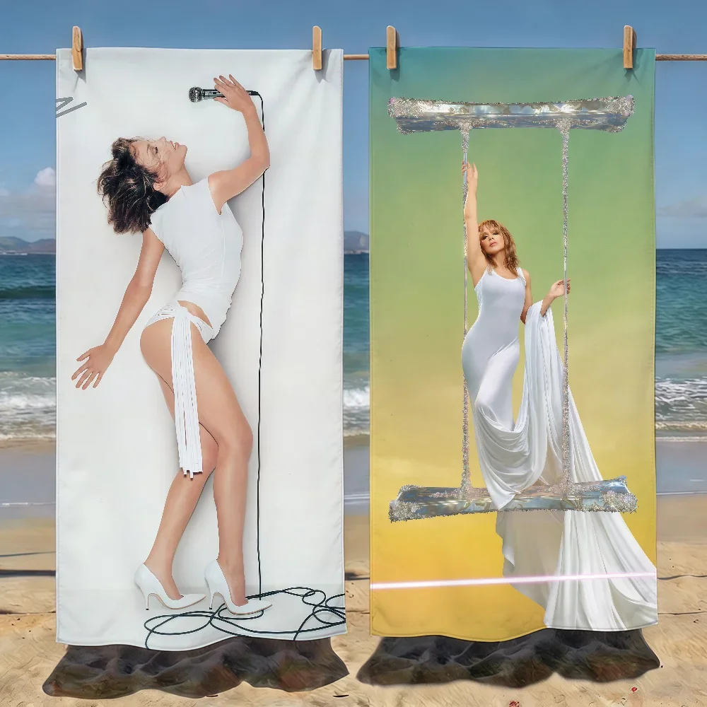 Singer K-Kylie M-Minogue Towel Soft Pool Gift For Travel Gym Shower Camping Quick Dry Sports Beach Towels