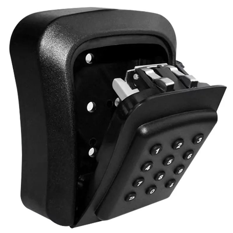 Bluetooth Lock Box Fingerprint Key Outdoor Home Smart Unlock Electronic Digital Smart Key Box Wall Mounted Key Storage Box