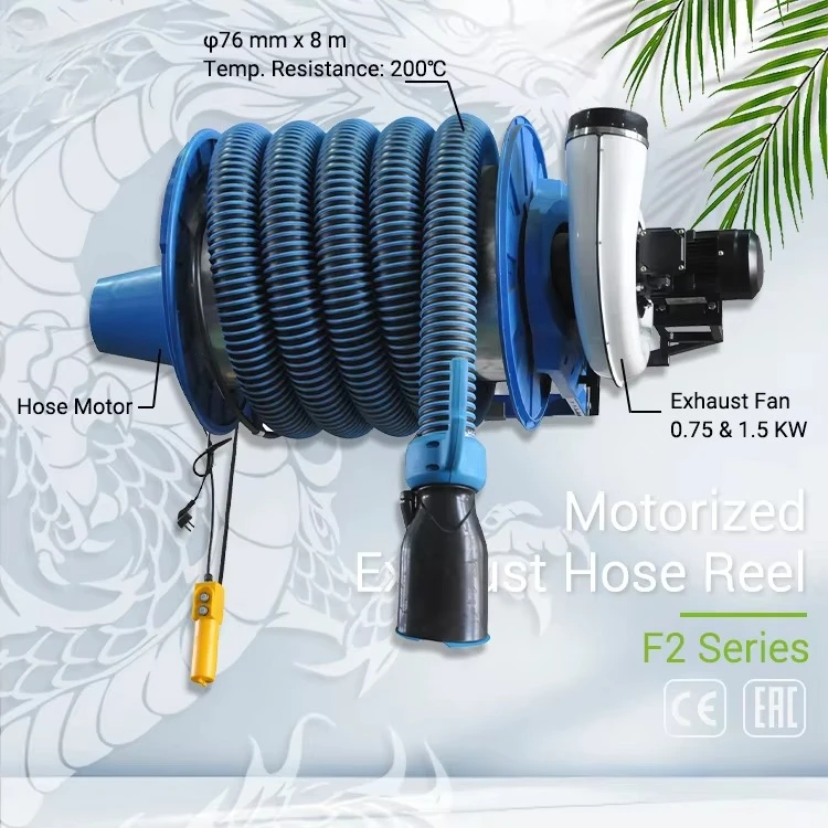 

Automatic Retract Hose Reel Exhaust Extraction System Fume Extractor
