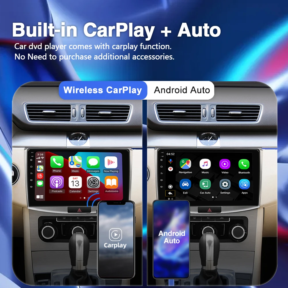 Carplay 8G+128G DSP LTE IPS Android 12 Car Multimedia Video Playr For 2 Din for Nissan Universal Radio Navigation GPS Bluetooth