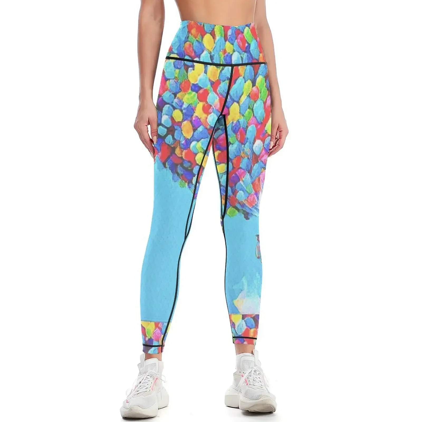 

Up Balloons Flying Into The Sky Leggings sport pants sports for push up fitness set gym workout shorts Womens Leggings