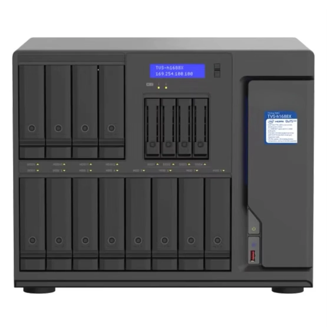 Hot Selling High Performance QNAP TVS-h1688X-W1250 Qnap Nas Nas Storage Server