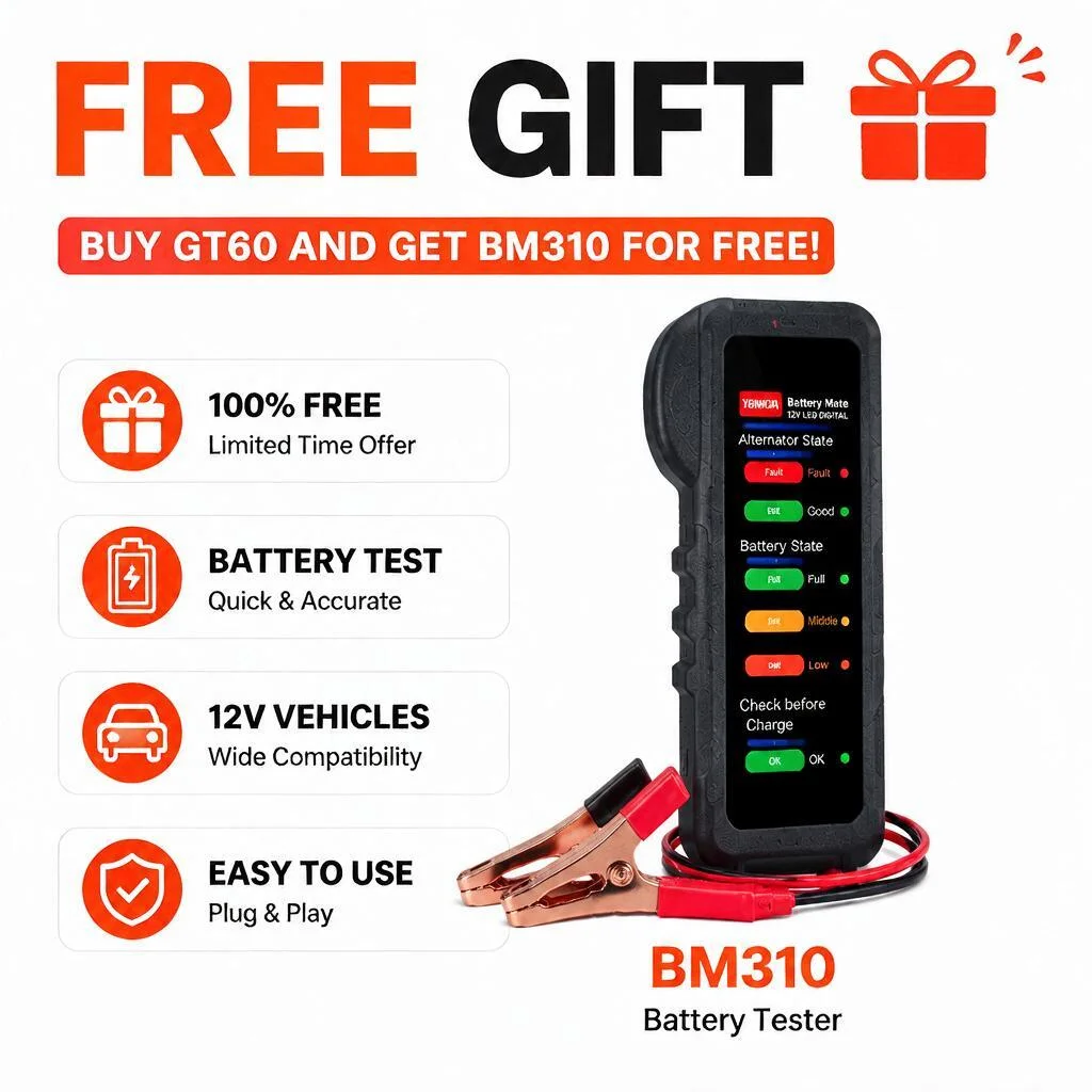 FOXWELL GT60 OBD2 Bluetooth Automotive Scanner Alle Systeemdiagnose 24+ Reset Bidirectionele Test Codelezer Auto Diagnose Gereedschap