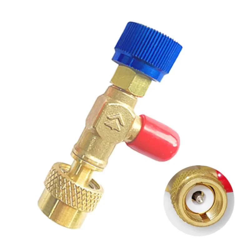 PolarLander Handkupplung Blau 1-teiliges Auto-Klimaanlage-Zubehör für Fahrzeuge für R22-Kältemittel