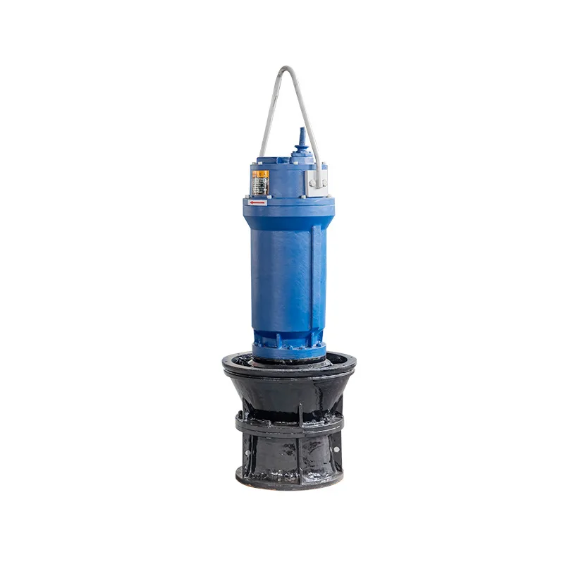 Submersible axial flow pump