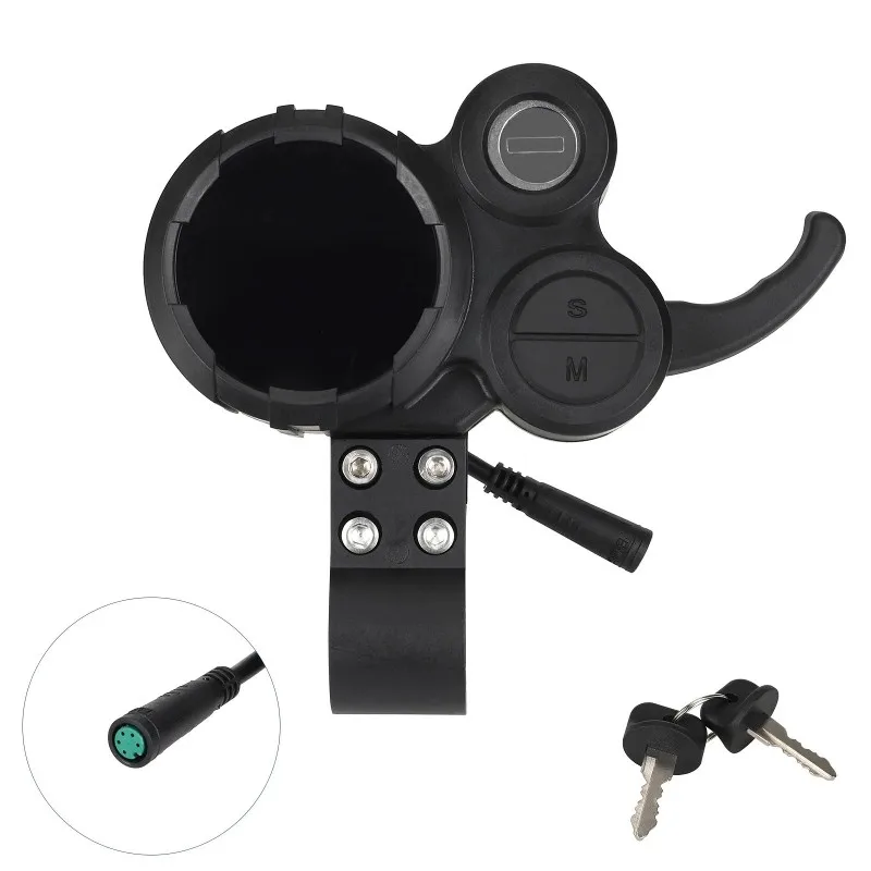 NEW HOT In Stock-5-Pin Female LED Screen Dashboard Display For Kukirin Max Scooter With 2 Keys 8Cm Cable Length