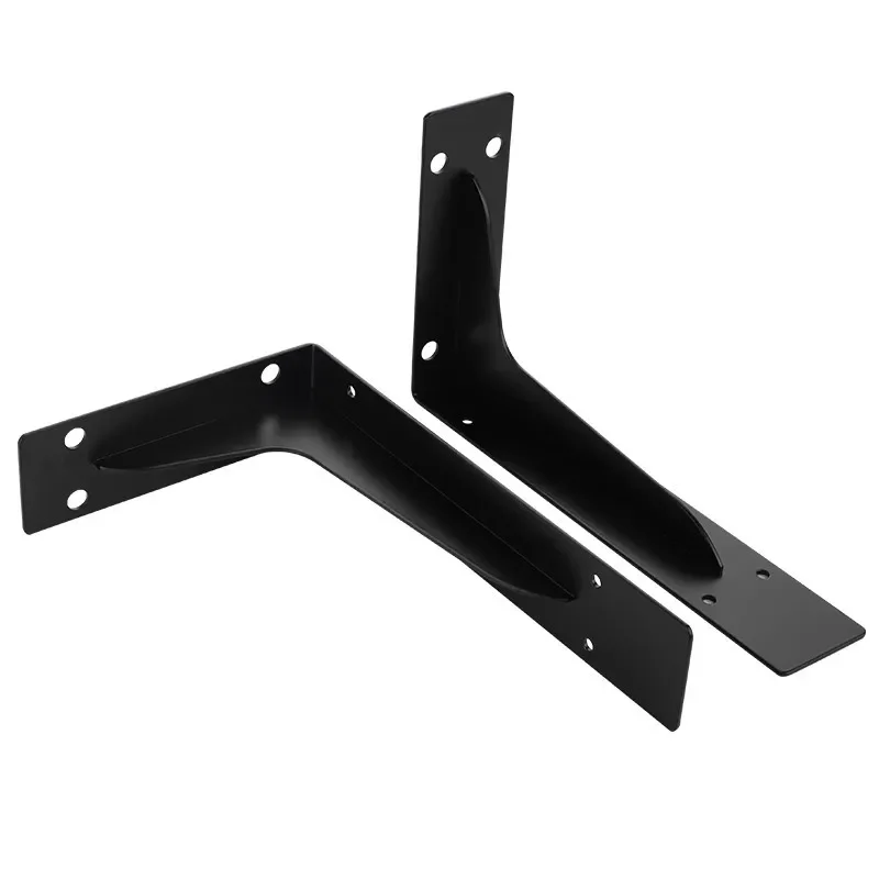 yes2PCS Heavy Duty Triangular Wall Brackets Thicken Shelf Support for Floating TV Cabinet, Storage Rack & Layer Plate, Hidden Mo