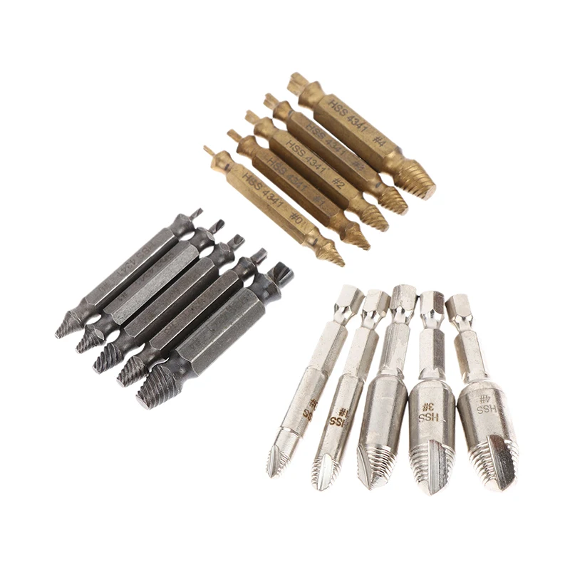 

4/5 шт., многожильное сверло для извлечения сломанных поврежденных винтов, сверло для извлечения болтов, инструменты для удаления шпилек болтов