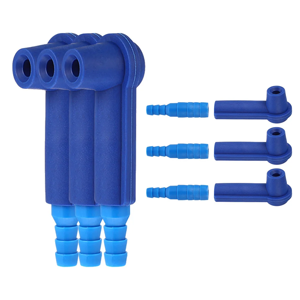 

6pcs Changer Connector Air Fluid Bleeder Brake Oil Exchange Adapter Pump Oil Bleeder For Car Truck Accessories Vehicles Brake