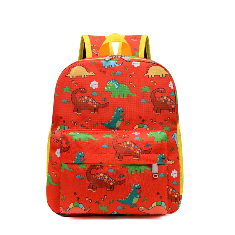 2022 New Girls Boys Cartoon School Bags In Kindergarten Kids Dinosaur Nylon Backpack Children Student Backpacks for Travel Gift