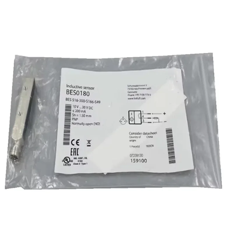 

BES0180 New Original BES 516-300-S166-S49 Inductive Proximity Switch Proximity SensorBES 516-300-S166-S49 BES 516-300-S203