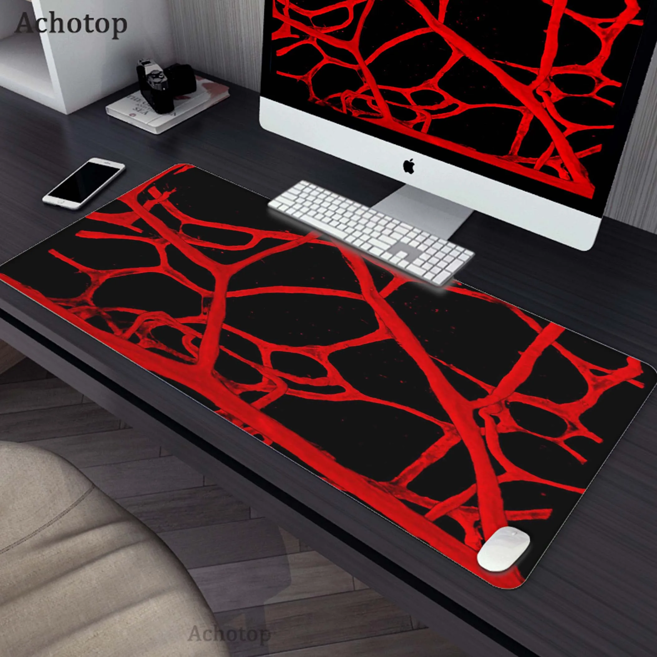 

Spider Web Pattern Gaming Mousepad Pc 90x40cm Mouse Pad Mousemat Non-slip Rubber Pads Big Desk Mat Keyboard Pads Gamer Desk Mat