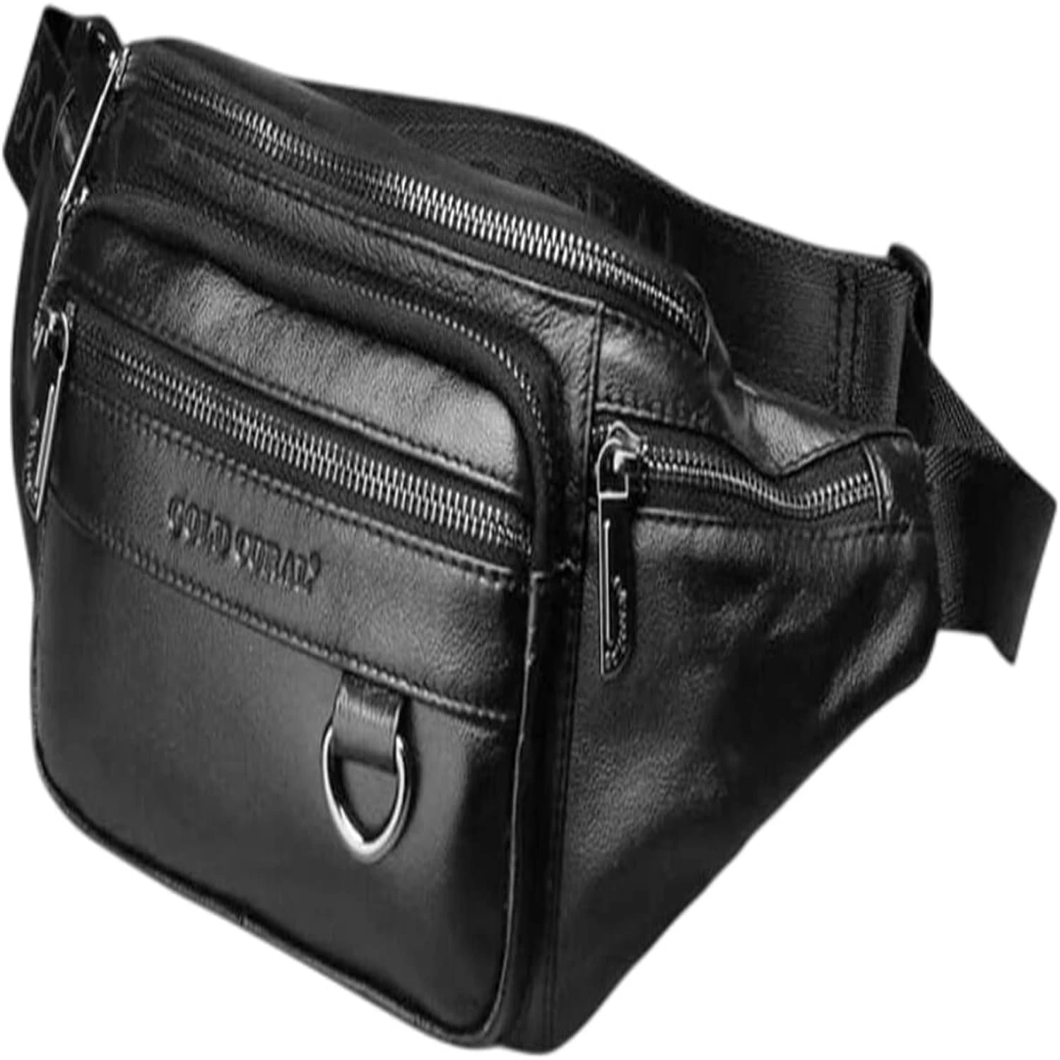 

Stylish, Durable Leather Fanny Pack for Men - Perfect Genuine Leather Waist Bag for Sport, Travel, and Hiking Adventure