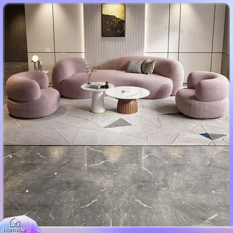 Cream Curved Fabric Sofa Lamb Wool Small Apartment Living Room Beauty Salon Clothing Store Internet Celebrity Special Shaped