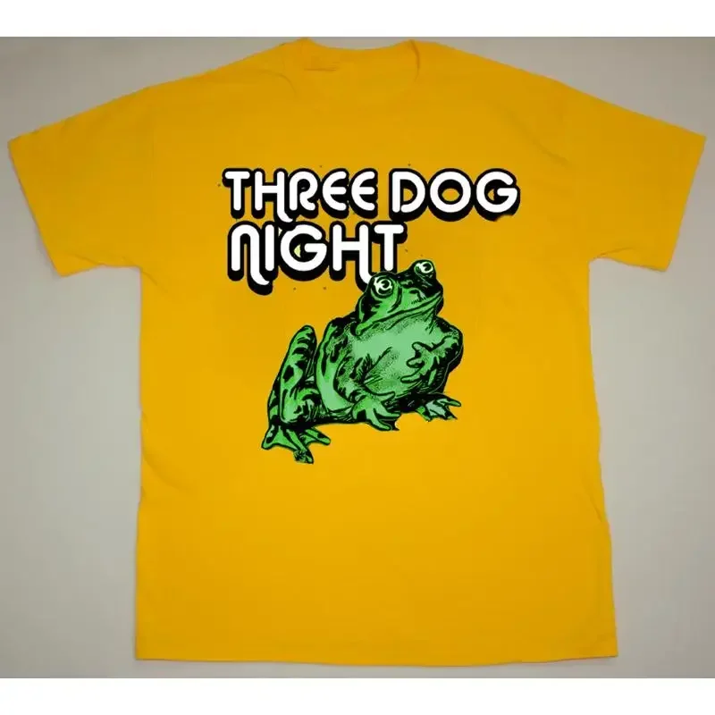 NEW Three Dog Night Band In Concert Yellow All Size Cotton T Shirt AR1244