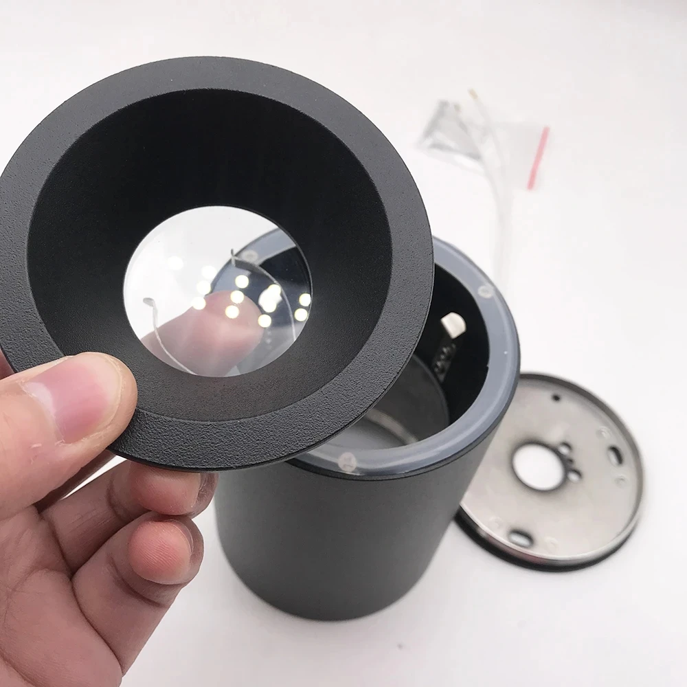 IP65 Outdoor Cylinder Surface Mounted LED GU10 Downlight Fixture 220V Bathroom Waterproof Ceiling Down Spot Light GU 10 Fitting