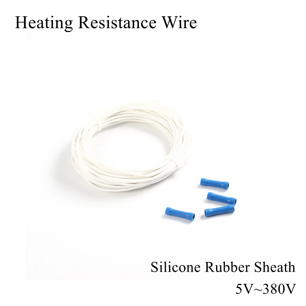

5m/lot Silicone Rubber Alloy Copper Heating Wire Cable Infrared Warm Dry - Freeze Frost Water Fire Pipe Underfloor Floor Sewer