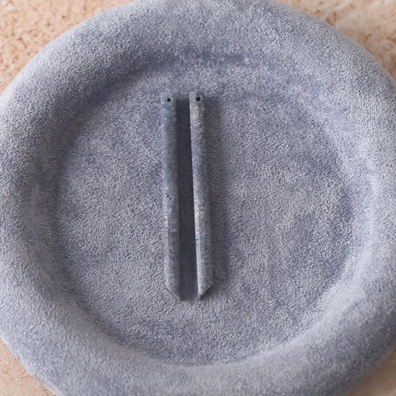 Blue Jasper Geometric Bar Pendants Handcrafted Natural Stone for Minimalist Artisan Jewelry 56x4x4mm-3.6g
