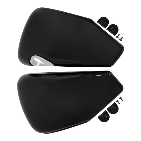 Черные Боковые Крышки Для Мотоцикла Harley Sportster XL883 XL1200 2004-2013, Левая И Правая, Защитные, Для Аккумуляторного От...