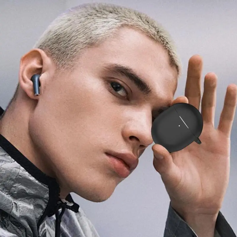 Беспроводные наушники, яркий силиконовый чехол для наушников, защитный чехол для беспроводных наушников, силиконовый защитный чехол