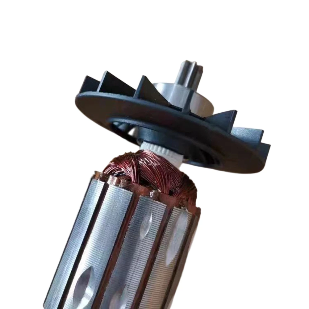 Electric Drill Part Rotary Hammer Armature For Concrete Breaking High Conductivity Copper Precision Wound Coil
