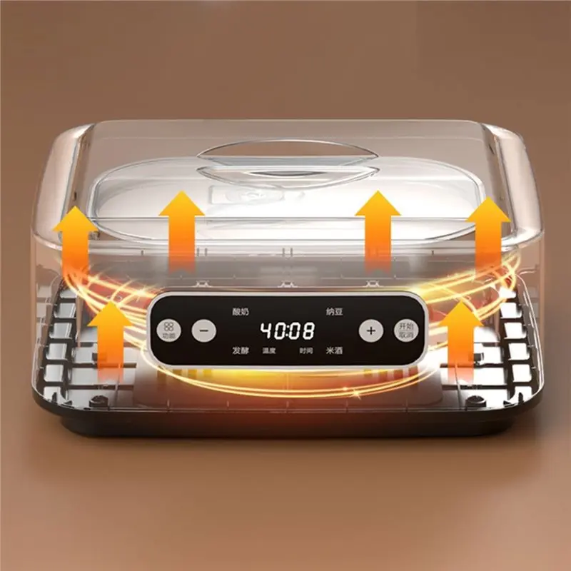 [b25b-】-temp-controlled-16l-yogurt-maker-with-9-jars-smart-timer-led-display-au-plug-homemade-greek-yogurt-home-production