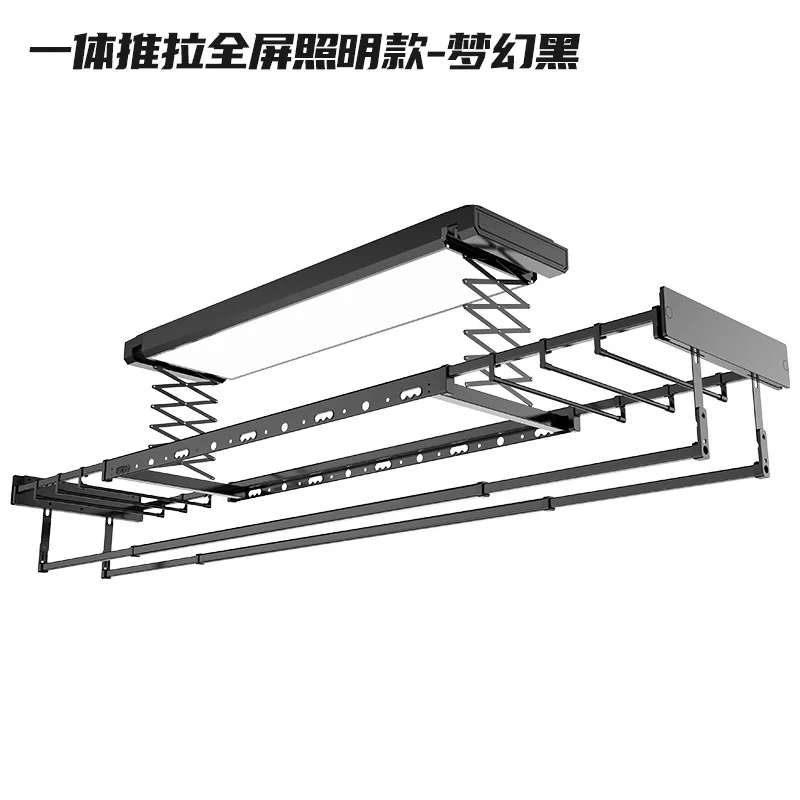 Stendino elettrico, balcone domestico intelligente, stendino con sollevamento automatico, interno