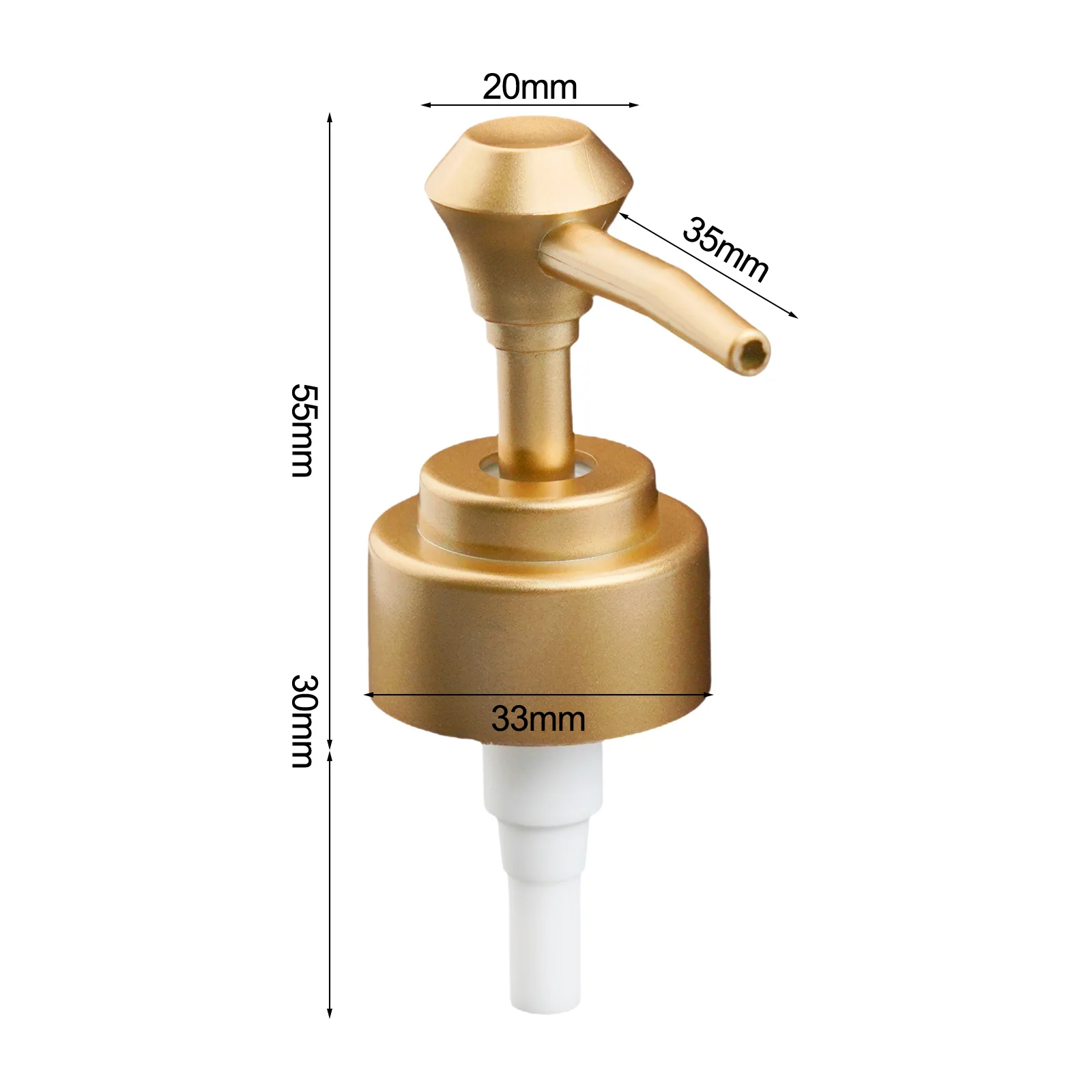 

28 Thread Pump Lotion Pump Head Bathroom Shower Easy To Use Smooth Dispensing Leak-proof Design Non-tarnishing