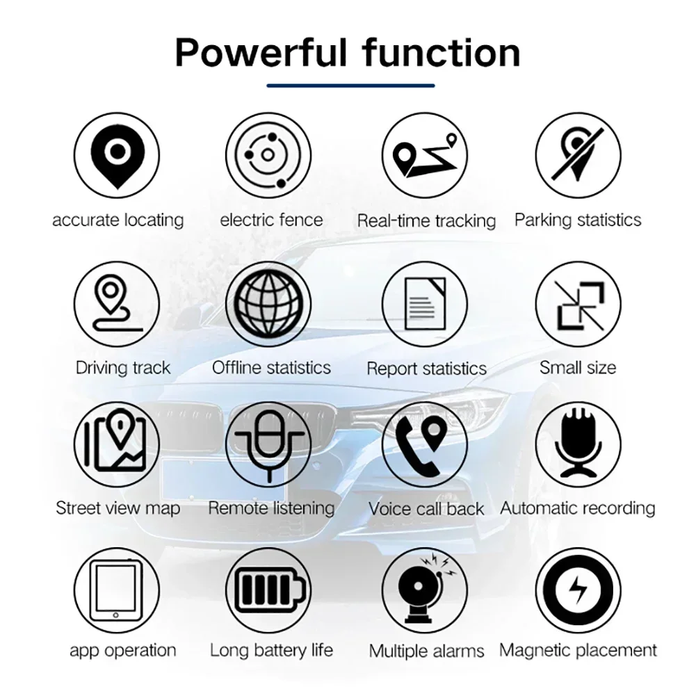 GSM GPS Children Anti-lost Device GPS Tracker Mini GPS Tracker USB Charging Wireless Strong Magnetic Mount Locator For Car