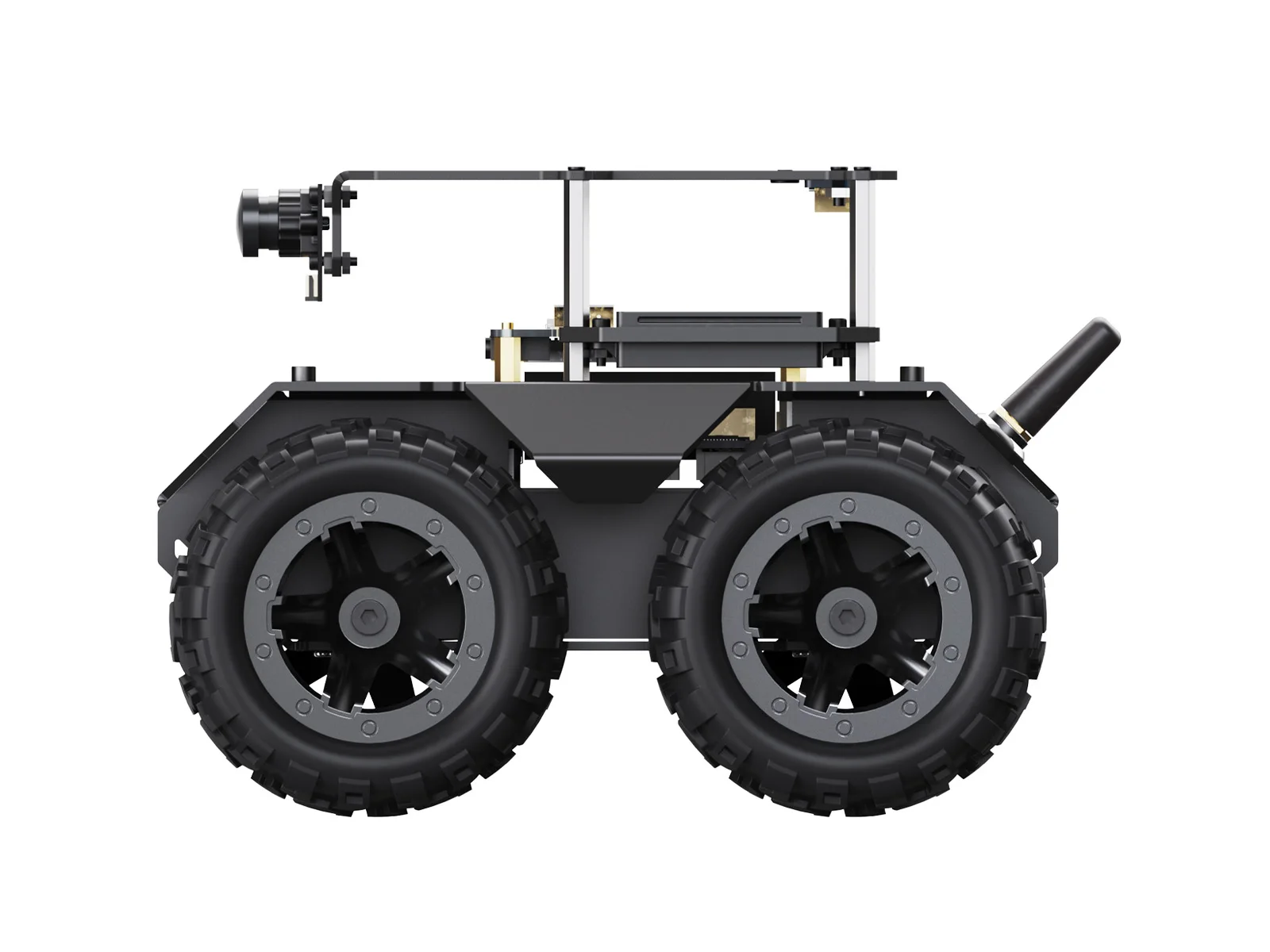 RaspRover-Kit d'Acce PI4B AI sans Caméra Panoramique Tech/Pi 4B, Robot OversiAI Open Source, Vision par Ordinateur, pour Pi 4B