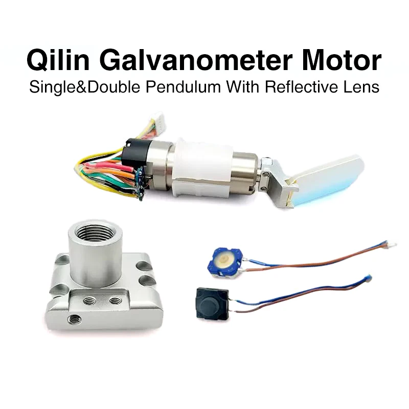 Qilin Laser Galvanometer Motor X/Y Motor Single Double Pendulum With Reflective Lens for Qilin DWT20 BWT20 BWT20S
