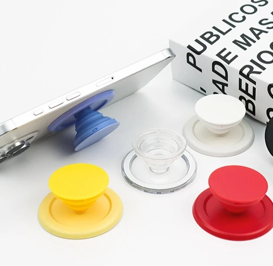 

Ins твердый круглый держатель для телефона с беспроводной зарядкой для Magsafe, магнитный милый карамельный выдвижной кронштейн для подушки безопасности, подставка