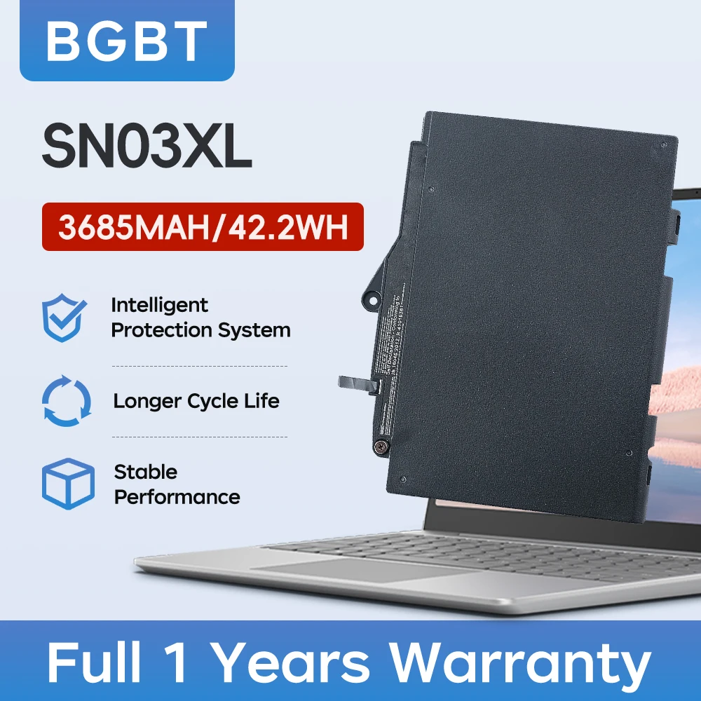 ST03XL SN03XL Laptop Battery For HP EliteBook 820 725 G3 G4 Series 800514-001 800232-241 HSTNN-UB6T HSTNN-DB6T 11.4V 3685mAh