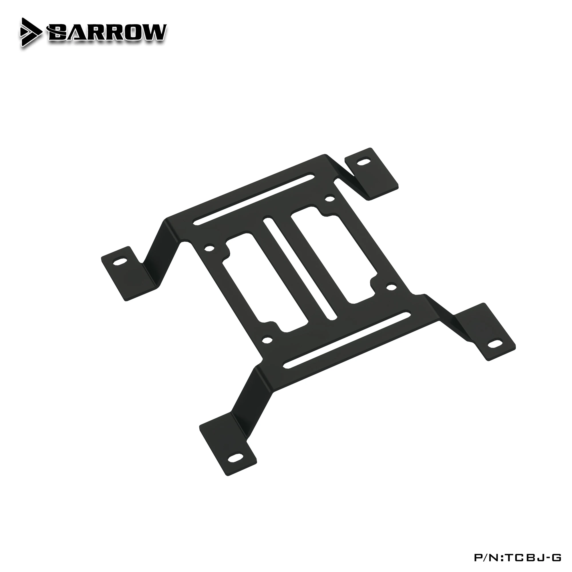 BARROW Radiator metalowy wspornik płaski woda chłodząca uchwyt zbiornika uchwyt pompy wody rozmiar 12cm wentylator 120X120X15mm