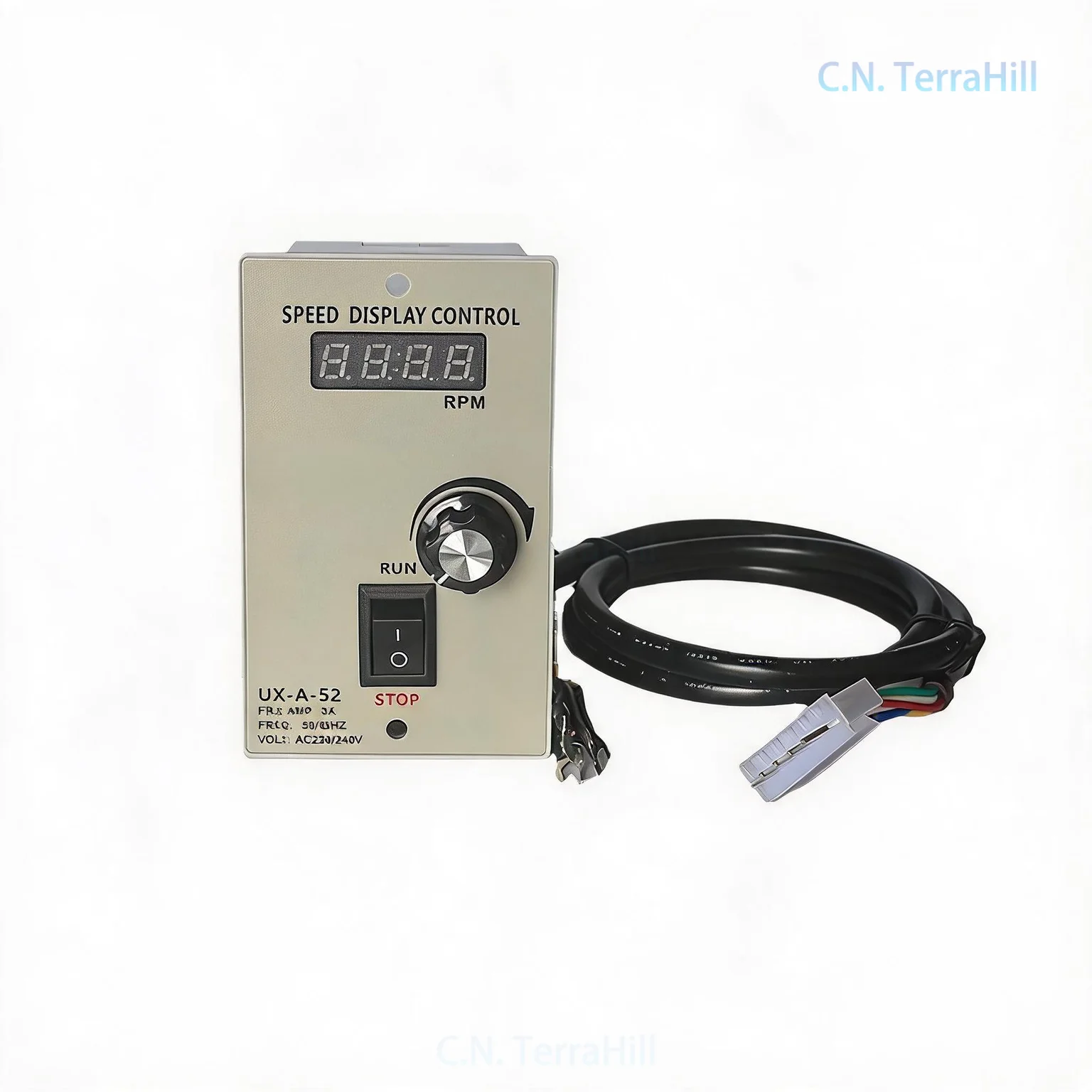 AC 220V Variable Speed Electronic Controller Switch for Asynchronous Motor, UX52A, Adjustable Speed Regulator