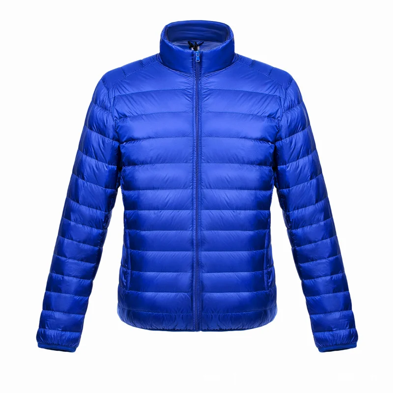 Männer Leichte Wasser-Beständig Packable Puffer Jacke Neue Ankunft Mode Stehen Kragen Frühling und Herbst Kurze Unten Jacken