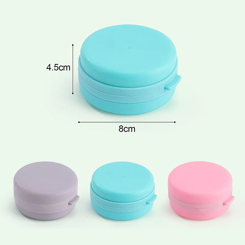 Portable Bathing Brush Hanging Bath Body Scrubber Soap Case Silicone Brush Massage Hair Tactile Brush