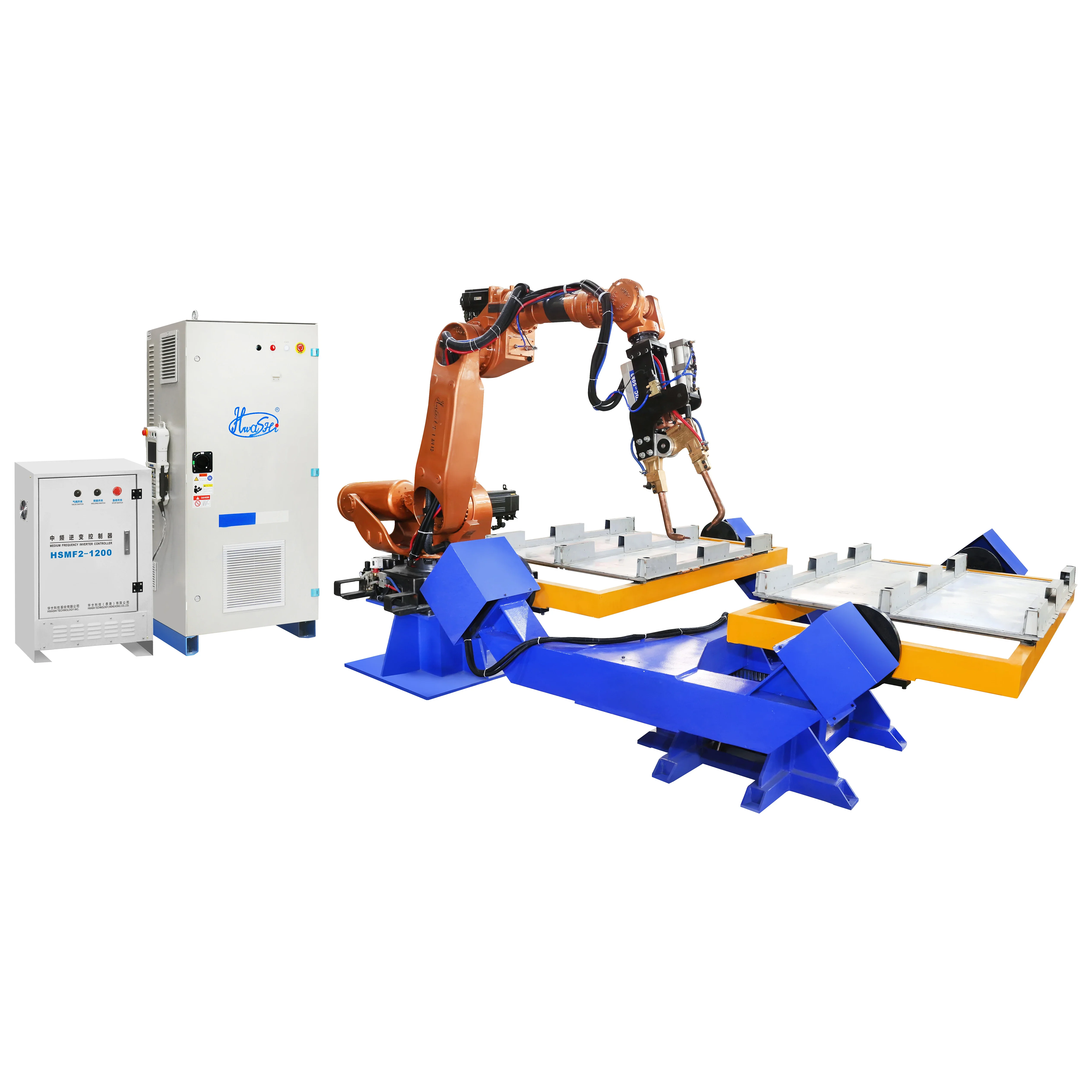 HWASHI 165KG Payload Robot for Mild Steel Drawer Resistance Spot Welding Equipment