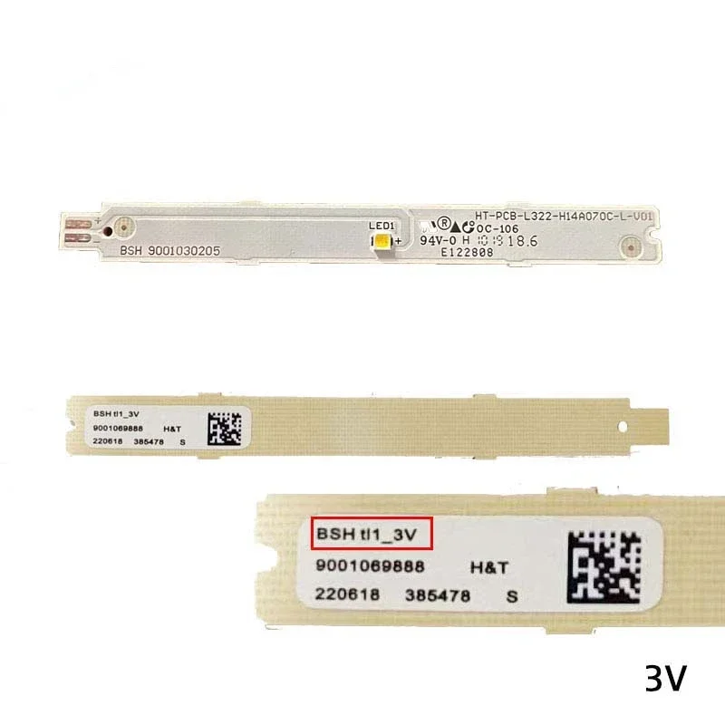 100% nowy BSH 9001030205 3V taśma oświetleniowa LED chłodniczego dla Siemens Bosch części do lodówki