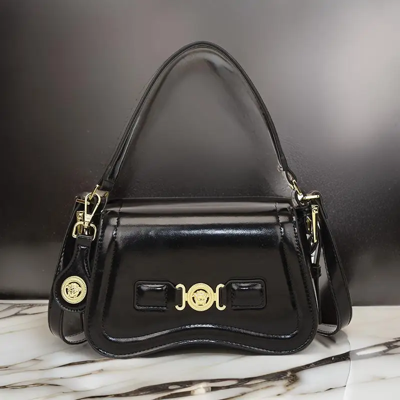 

Дизайнерская сумка через плечо в стиле Парижа, женская минималистичная кожаная сумка, винтажная роскошная стильная однотонная модная пригородная сумка