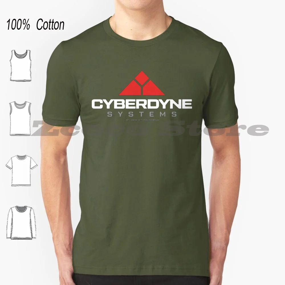 Cyberdyne-Los Angeles T Shirt 100% Cotton Comfortable High-Quality Cyberdyne Arnold Internet Trending Holidays Science Computer